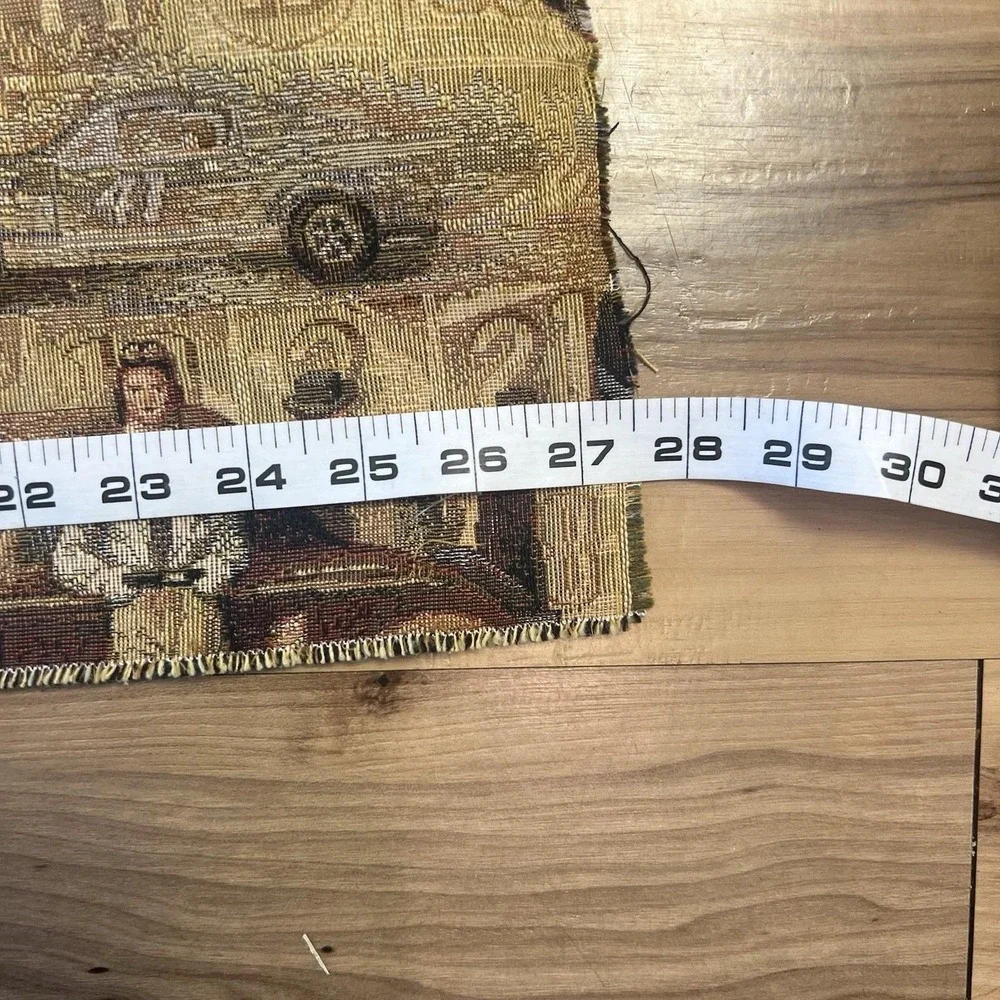 Vintage Racing Car Tapestry Upholstery Fabric 87